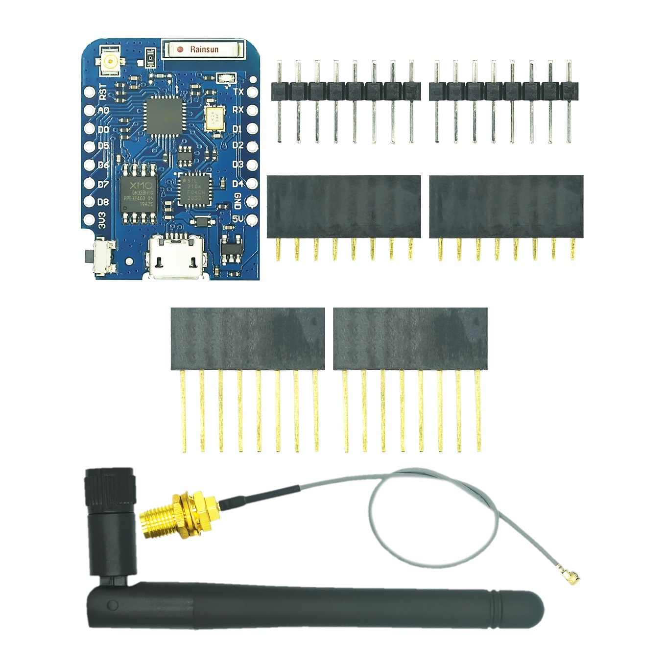 D1 Mini Pro - WEMOS-Conector Antena Externa, Wi-Fi Development Board,