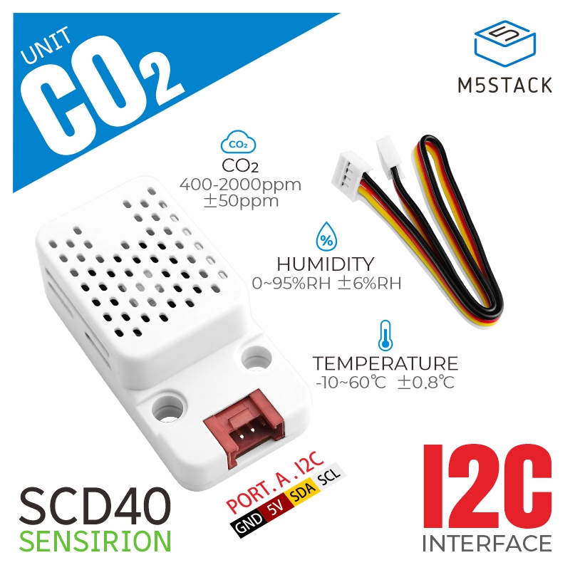 M5Stack - Unidade de CO2 M5Stack com Sensor