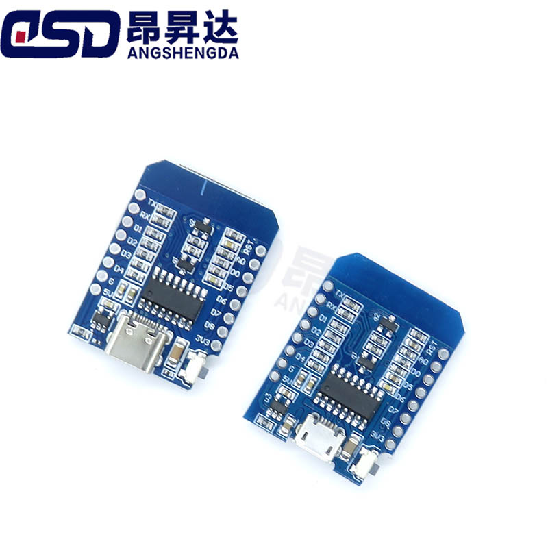 Nodemcuv2 - Wemos d1 mini TYPE-C/micro usb esp8266