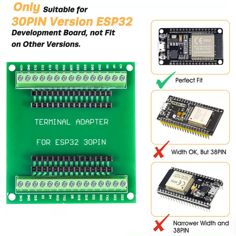 Doit Esp32 - Placa de desenvolvimento ESP32 NodeMCU-32S ESP32-32D