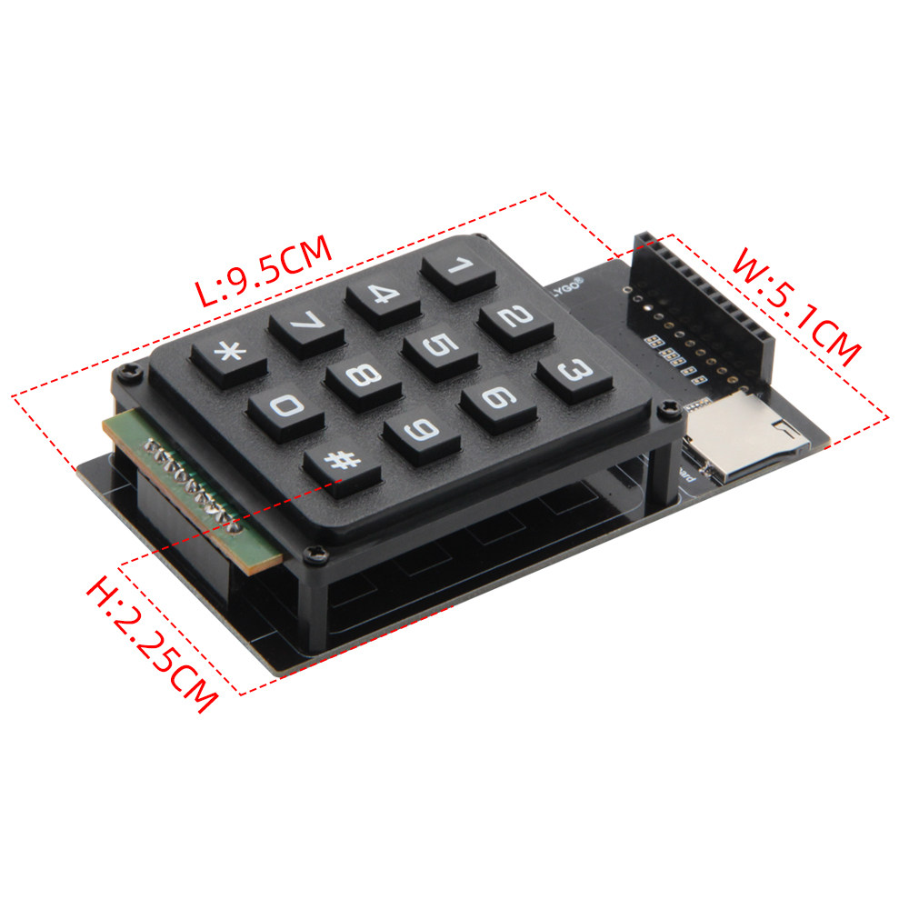 Ttgo Tdisplay - Placa de Expansão de Teclado TTGO