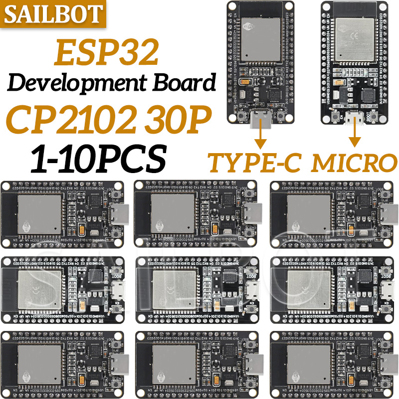 Nodemcu 32S - 1/5/10PCS Placa de Desenvolvimento WR-32 32-S