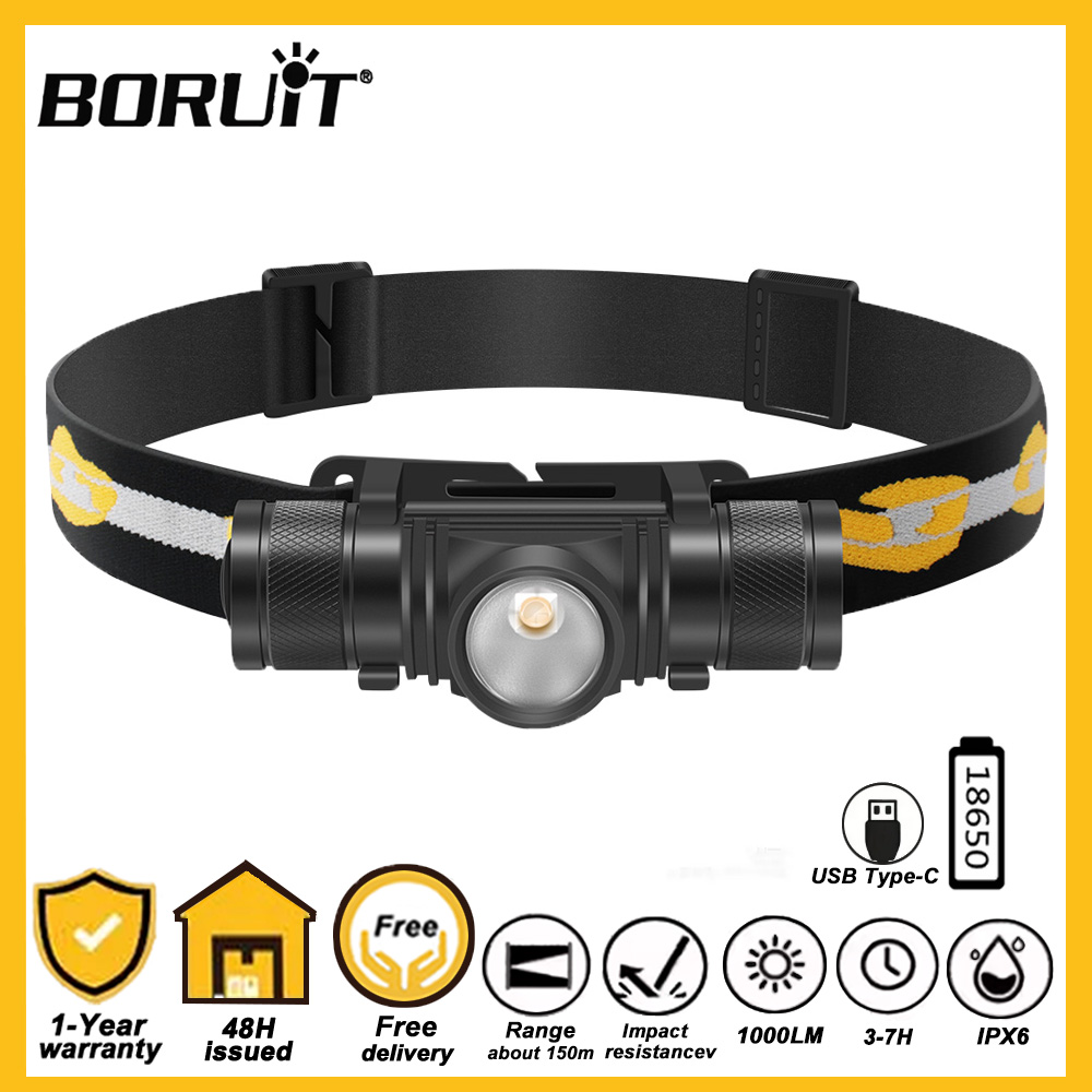 Lolin D32 - Boruit d10 led farol 18650 bateria