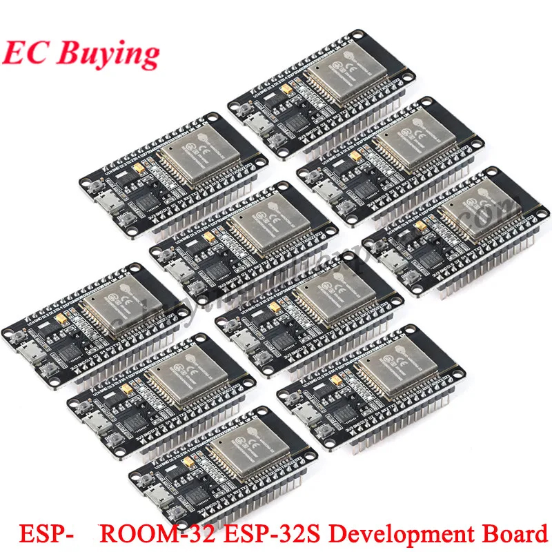 Nodemcu 32S - 10 pces/1pc ESP32-WROOM-32 ESP-32 ESP-32S módulo