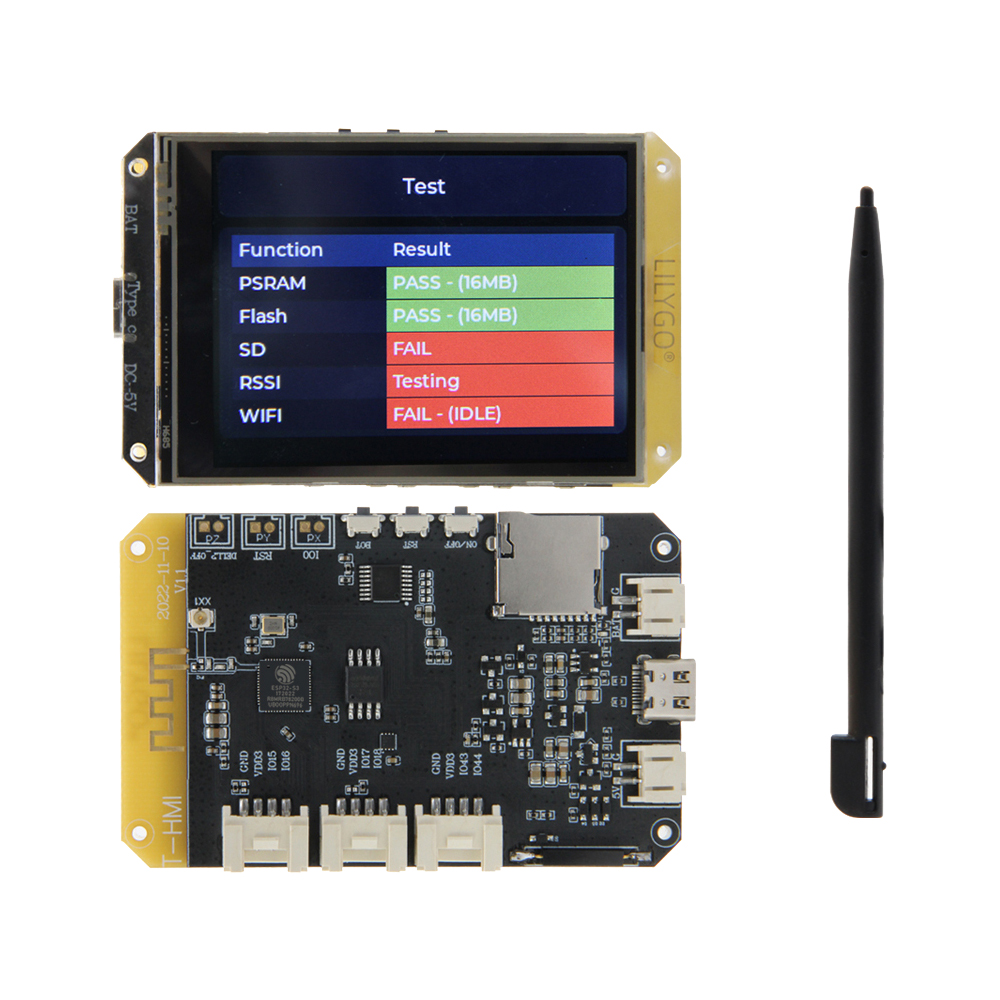 Ttgo Tdisplay - Placa de desenvolvimento ttgo T-HMI ESP32-S3