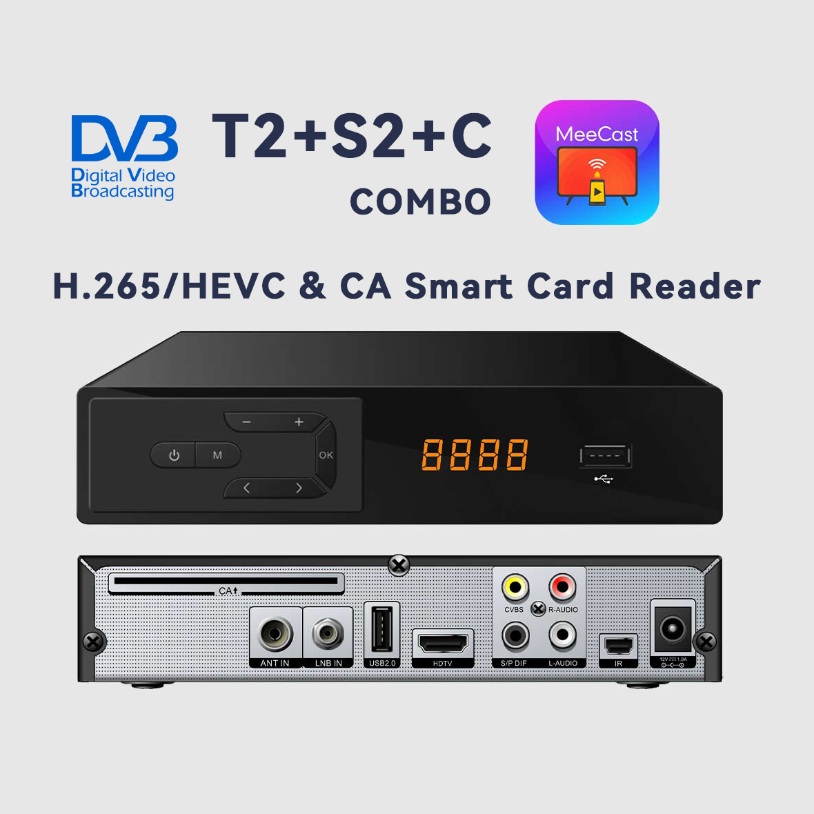 Devkitc - Receptor de TV Via Satélite/Terrestre Meecast