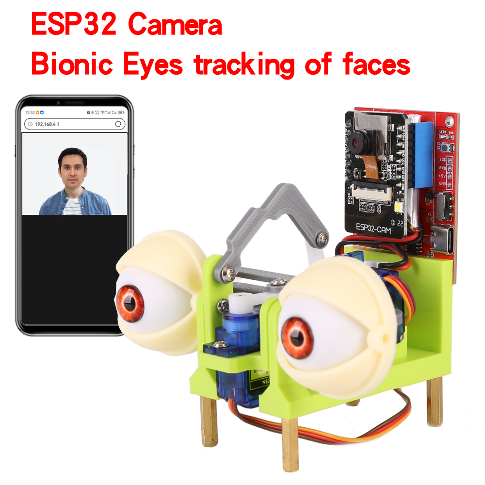 Doit Esp32 - Watcheye esp32 câmera biônico olhos rastreamento