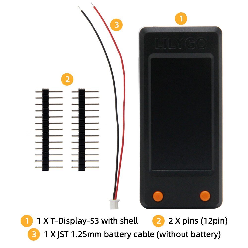Ttgo Tdisplay - TTGO T-Display-S3 1.9 polegadas IPS TFT