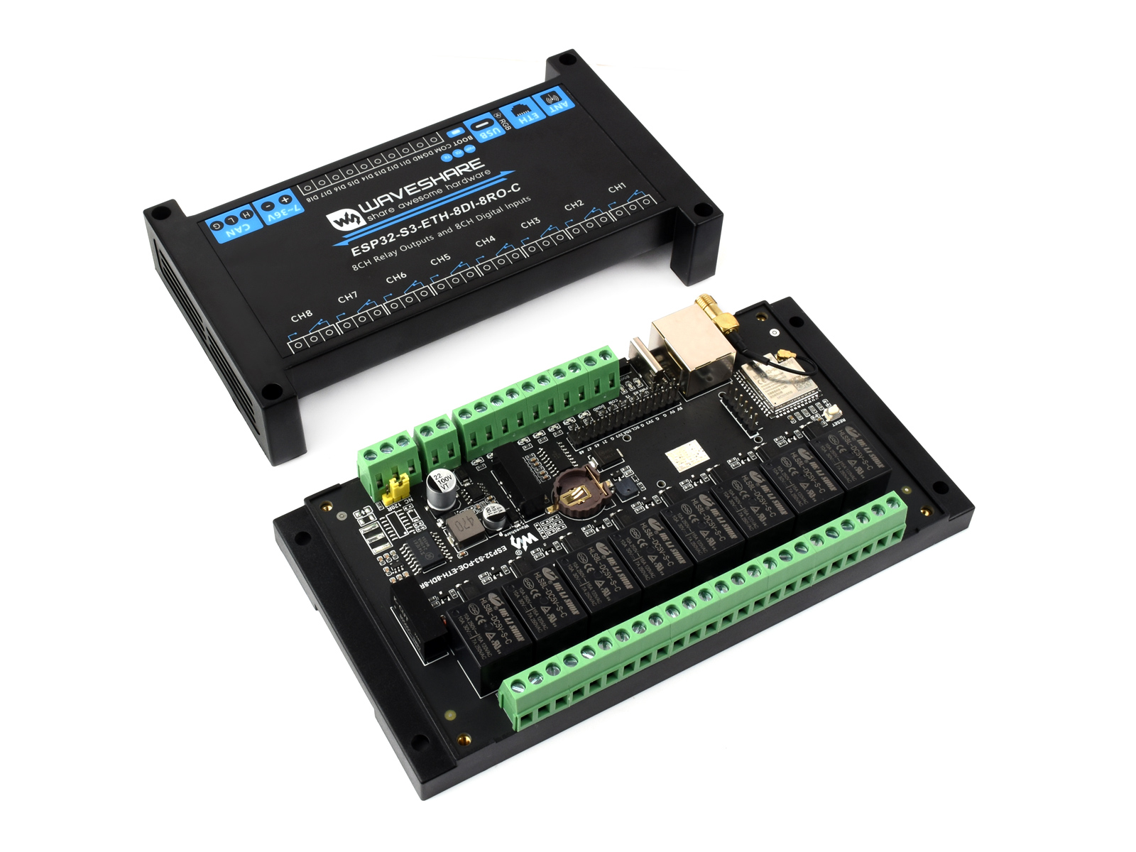 Módulo de relé WiFi ESP32-S3 i - Waveshare Esp32 avaliação e preço