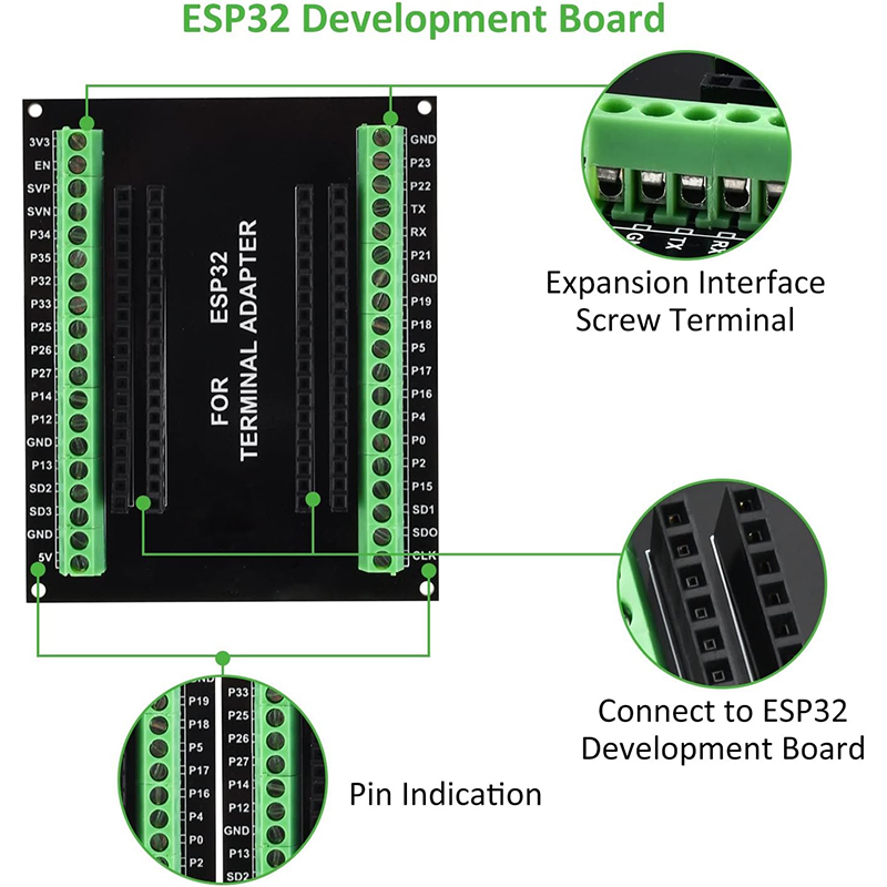 3pcs 38PIN ESP32 Breakout Boar - Nodemcu 32S avaliação e preço